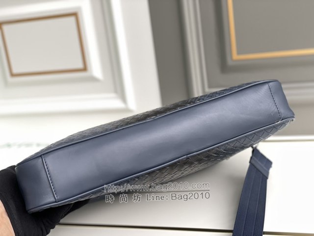Bottega veneta高端男包 98014 寶緹嘉手工編織原廠進口胎牛皮男士手袋 BV經典款男士手提公事包  gxz1368